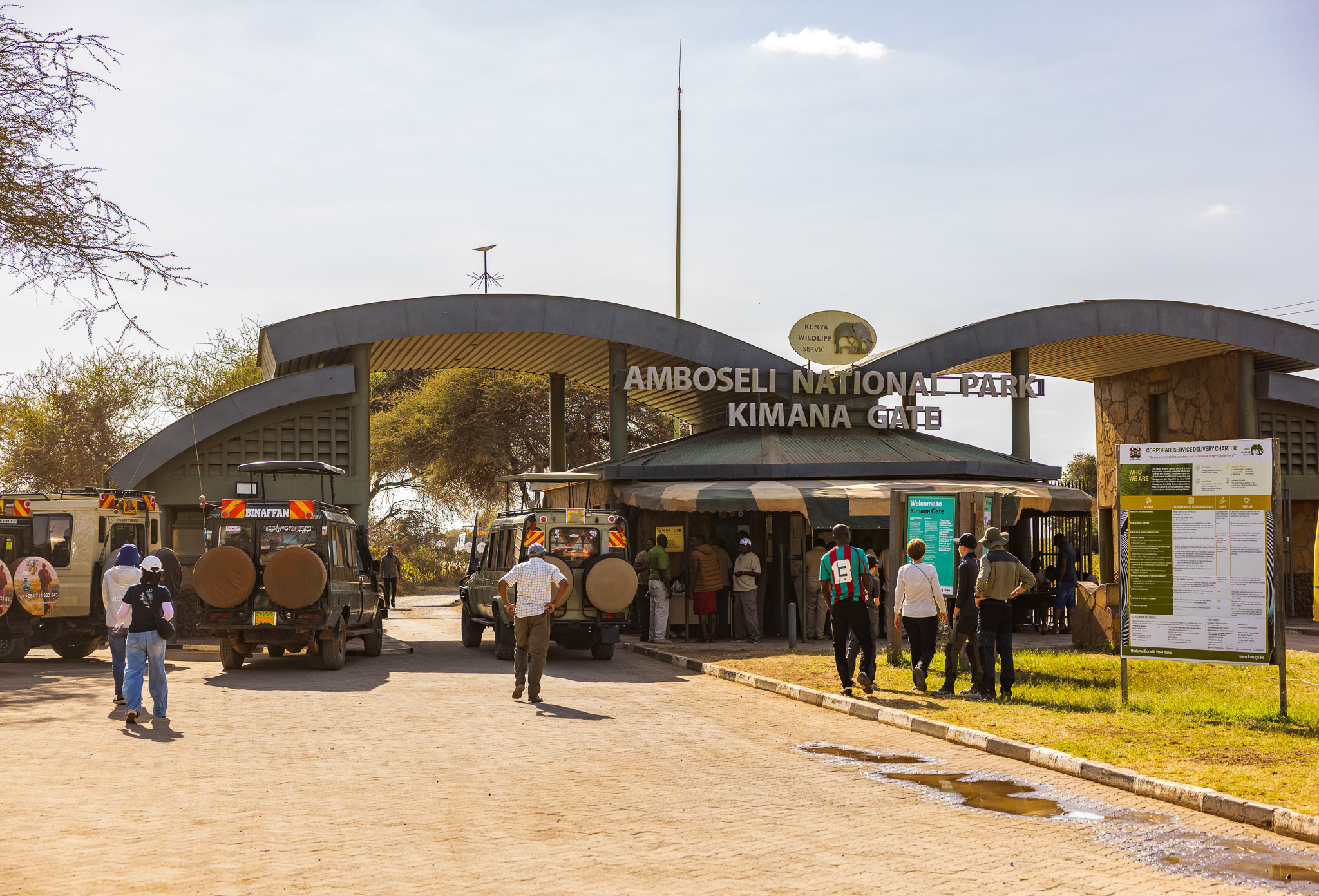Mt Kilimanjaro views, & Large elephants
